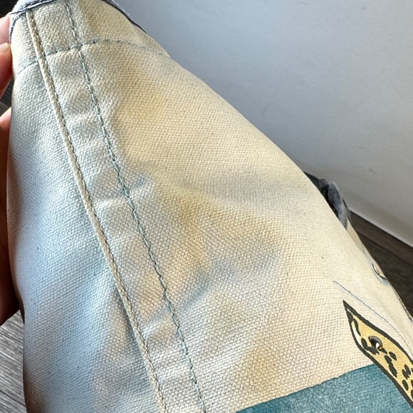 Coach Cream and Gray beach Starfish Canvas Tote - Picture 5 of 15